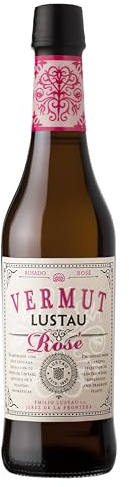 Lustau Vermut Rosado Rosé Vermouth, 50cl, 15% ABV, Dry Vermouth from Jerez Spain, Blend of Three Wines, Complex and Distinctive Red Vermouth, Drink Chilled or In Martini