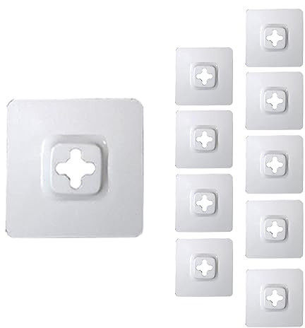 Lokatall Metal Picture Hanger Mirror Picture Frames Hanger Interlocking Wall Mounted Photo Frame Hook Connector for Furniture Frame Photo Painting Hanging Large Picture Display Art Gallery (60×60mm)