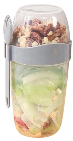 Yogur Parfait - Recipiente para cereales y leche para llevar - Recipiente