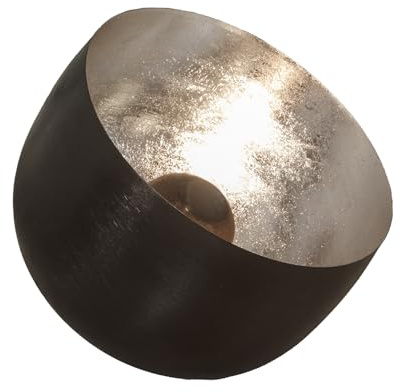 LÁMPARA SUELO/SOBREMESA METALNEGRO/PLATA 1XE27 MAX.25W NO I_°36X33CM