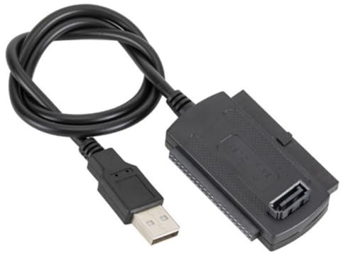 Jolsaawie Convertidor Adaptador USB A IDE SATA SATA 2,5 Cable Adaptador de Disco Duro de 3,5 Pulgadas para PC Portátil