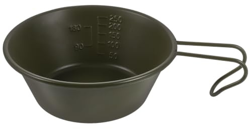 AKOOSY Bol de Camping Inox Résistant avec Poignée Bol Multifonction pour Cuisine et Salade Plein Air Léger et Portable pour Randonnée et Pique-