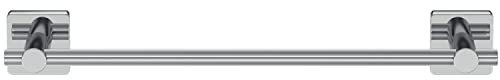 Lenz Handtuchhalter RAIN Chrom – kompakter Wand-Handtuchhalter aus Metall – optimaler Wandabstand – für Bad & Gäste-WC - 2208502