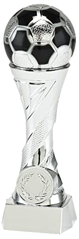 Larius Pokal Ehrenpreis Fußball in Gold und Silber mit Wunschgravur (ohne Wunschtext, Silber, M)