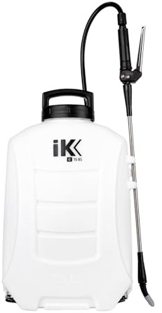 iK Spruzzatore Elettrico Professionale 15 BS - capacità 15L - Zaino con Batteria 18V - Copertura Assoluta - Ideale per disinfestazione, Pulizia e disinfezione - Prodotto in Europa