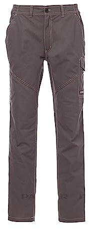 Pantaloni da Lavoro Unisex Estivo in Cotone Marca Payper Art. Worker Summer (Smoke-Grigio, M)
