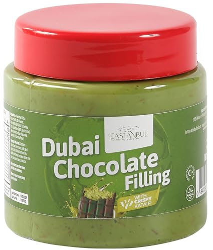 Eastanbul Dubai Chocolate Bar Mixture, 225g, Dubai Chocolate Bar Pistachio Filling, Crispy Premium Kataifi and Pistachio Cream, Single Ingredient to Make Viral Candy