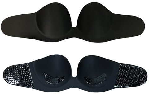 Soutien Gorge Push Up Dos-Nu Dos Nu Invisible Cache Teton sans Bretelles Bretelle Transparente Collant Tetons Femme Decollete Plongeant Coussinet Poitrine Tombante Adhesif Coque