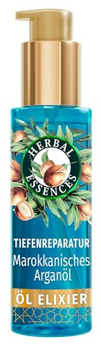 Herbal Essences Deep Repair Marokkanisches Arganöl Elixier 95ml Für Glattes Und Glänzendes Haar. Dringt Tief In Das Haar Ein, Um Es Zu Nähren, Zu Stärken Und Zu Reparieren. Leichte Und Vegane Formel