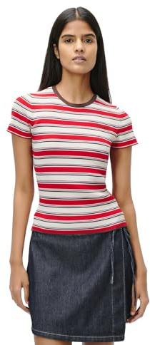 LeGer Danielle T-shirt - Maglietta da donna a maniche corte con righe - Vestibilità slim - Top in viscosa - Moda per donna - di Lena Gercke - taglie 34-44
