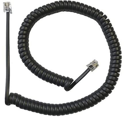 HR-KOM Yealink Spiralkabel für T5-Serien. Hörerkabel T52 T53 T54 T56 T58 Hörerschnur