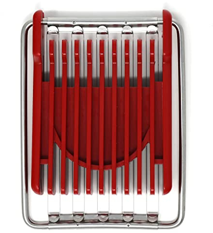 Norpro Dual Sided Flip N'Slice Slicer, Red, 4.25 x 3.25 x .88