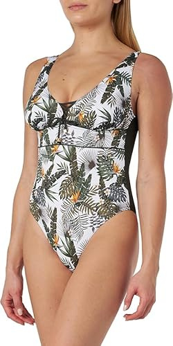 Haute pression X8044 C01 T42 Traje de baño de una Sola Pieza, Multicolor, 42-52 para Mujer