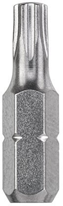 kwb 121208 3 Bits Torx 8 Industrial Steel (TQ 60 Stahl, ISO 1173, Antrieb C 6.3), 3er Pack, 25 mm