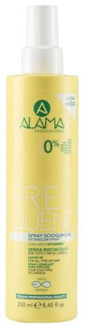 Alama Professional Frequent Spray Scioglinodi Uso Frequente senza Risciacquo per Tutti i Tipi di Capelli, Giallo, 250 Millilitri