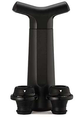 Pompa per risparmio vino, 1 pompa per vuoto con 2 tappi, pompa per vuoto riutilizzabile, 3 tipi di tappi per vino per vino fresco