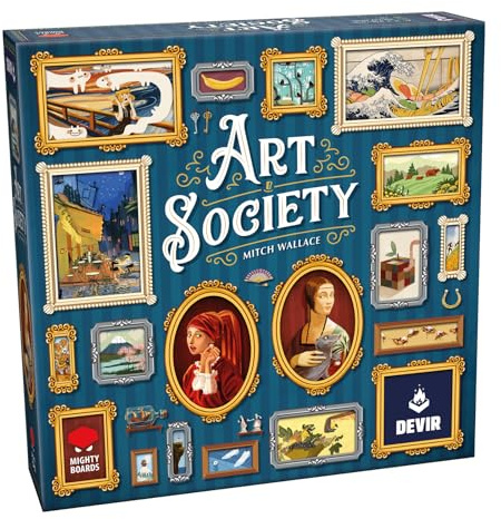 Devir - Art Society, Juego de Mesa, Juego Familiar, Juego de Arte, 10 años (BGARTPS)