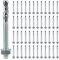Goujon Ancrage M10 x 120mm, 50 pièces Boulon D'Ancrage en Acier Carbone M10 Goujons Ancrage pour Fixation Charges Lourdes, Béton, Maçonnerie, Pierre, Brique, Pose Rapide (50, M10 x 120mm)