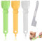 Yuanchu 3pcs Cat Strip Feeders with 1pc Can Spoon, Colorful Cat Stripe Squeeze Spoon Set Cute Sliding Cat Strip Feeder Cat Food Spoon for Wet Food 2 in 1 Cat Food Can Spoon