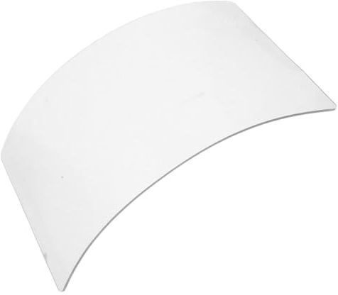 IWOWHERO Lente de Repuesto para Campana de Arenado Transparente 2 Mm, Protección Facial contra Polvo para Esmerilado y Corte, Accesorio de Lente para Gafas de Seguridad Industrial