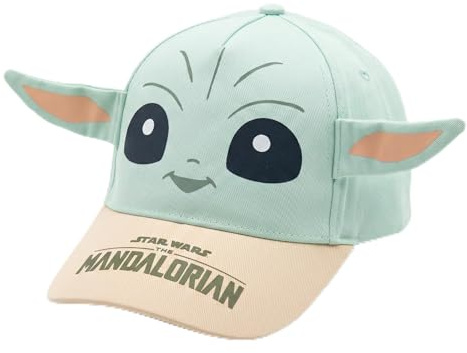 Disney Star Wars The Mandalorian Casquette de Baseball Garçon Fille, Chapeau Grogu 3D, Casquette D'été pour Enfants