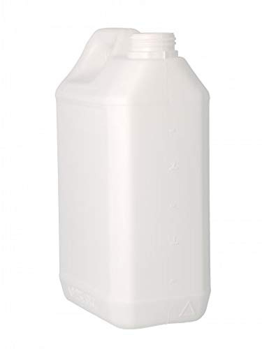 Bidon en Plastique de 5 litres PEHD - idéal pour Tous Les liquides, Eau, Huile, Sauce, réservoir pour climatisation/Camping/Camping-Car (1) (1)
