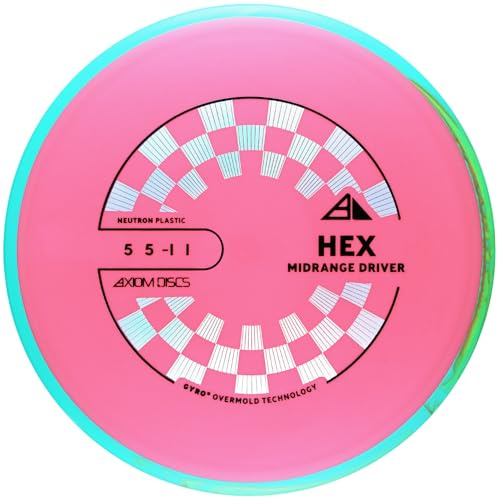 Axiom Discs Neutron Hex Disc Golf Midrange (165-170g / Colors May Vary)