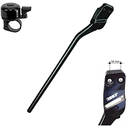 Esge - Pletscher Alu Fahrrad Seitenständer Fahrradständer Ständer inkl. Fahrradklingel