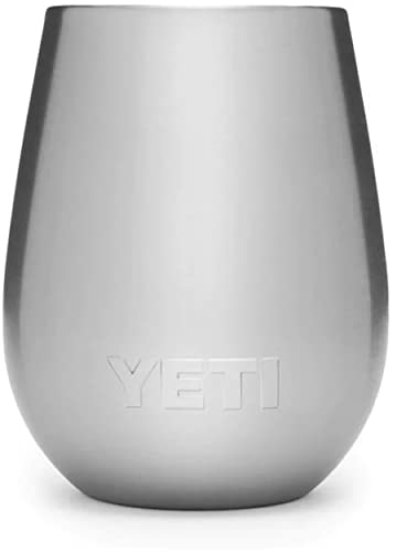 YETI Rambler Wine Tumbler, Vacuum Insulated Stainless Steel Tumbler with Magslider Lid, Stainless Steel, 10 oz (296 ml)