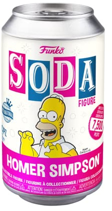 POP Funko Vinyl SODA Homer Simpson, Red