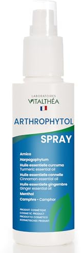 ARTHROPHYTOL - FORMAT SPRAY 200 ML I Articulations & Muscles I Formule Unique 7 Actifs d'Origine Naturelle I Fatigue Musculaire & Gênes Articulaires : épaule, dos, genou, cheville, jambe