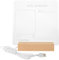 BCOATH Trockenl Schtafel mit Beleuchteter Basis Nachrichtentafel für Zuhause und Büro Transparente Memoboard Lampe