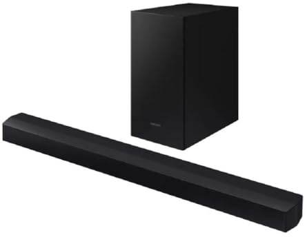 Samsung (Refurbished 2.1Ch 210W Soundbar with Wireless Subwoofer - Black HW-C43M (Renewed)