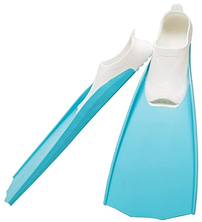 Schwimmflossen Schnorcheln, Tauchen, Schwimmflossen, Unisex, flexibel, bequem, Schwimmflossen, Tauch-Fußflossen, Flossen, Wassersport ( Color : White and Blue , Size : M(38-39) )