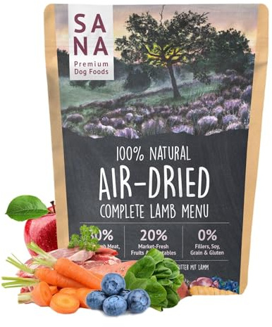 SANA Premium Dog Foods I Barf sec I Menu de bœuf I 1-5 kg (1 kg, agneau)