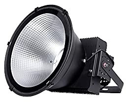 LED Construction Spotlight - IP65 Waterproof, Remote Control, Aluminum Searchlight for High Altitude and Outdoor Lighting