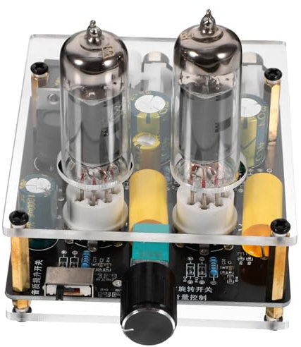 SHINEOFI Preamplificador Hi-fi Estéreo Preamplificador De Tubo De Vacío para Cine Casa