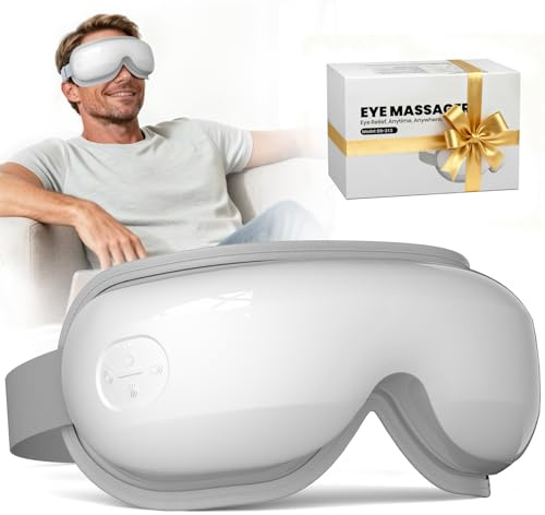 Arace Eye Massager with Heat, Mothers Day Gifts for Women, Heated Eye Mask for Migraine Relief, Reduce Strain & Dry Eyes, Improve Sleep, Meditation Device, Birthday Gift for Men Mom Her