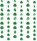 HOWAF Glitter Kleeblatt Deko String Deckenh?nger Garland Dekoration (39.37 ft, 57Shamrocks) für St. Patricks Day Party Deko