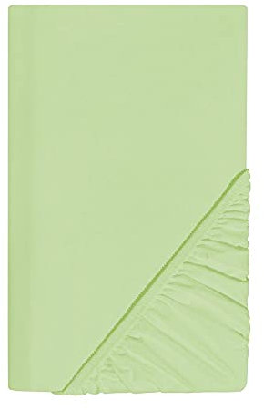 SCHLAFWOHL SILVER® Spannbettlaken • Viele Farben & Größen • 100% Baumwolle Spannbetttuch • Oeko-Tex Zertifiziert • Bettlaken Baumwolle mit 30cm Steg • Spannleintuch • Bettbezug