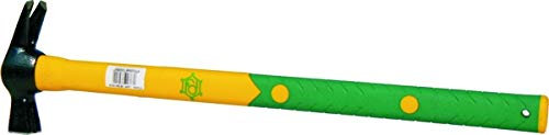 Martello da carpentiere con calamita manico in gomma 250 gr