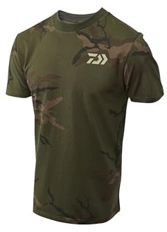 Daiwa Carp Camo T-Shirt Gr. XL Angelshirt Anglershirt T-Shirt für Angler