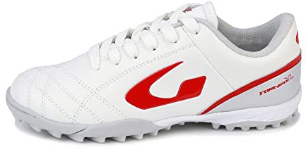 GEMS TFM02-0309 Scarpa TORNEO X JR Sneaker Male Blanc/Gris/Rouge EU 34