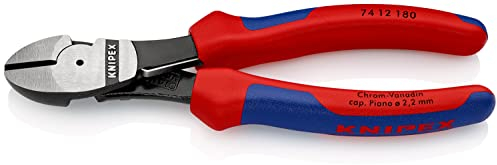 Knipex 74 12 Seitenschneider 180 mm, Schneidleistung 3.8mm