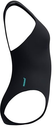 Speedo Racer Zip Traje de baño para Mujer, Anthracite, 36