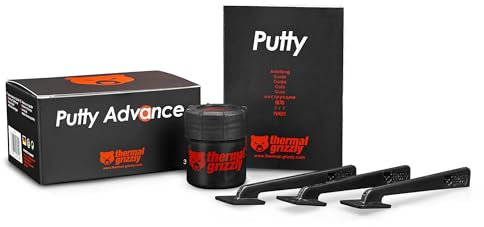 Thermal Grizzly TG Putty Advance 30 g – Hochleistungs-elektrisch Nicht leitende Thermoknete/Thermal Putty für GPU- und PCB-Anwendungen, sehr Gute Wärmeleitfähigkeit