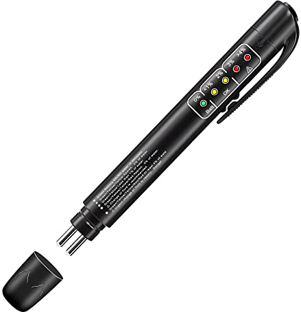 Pqahffowr - Bolígrafo electrónico para comprobador de líquido de freno para coche, multimarca, para herramientas de diagnóstico de coche Dot3/4/5