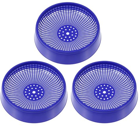 DOITOOL Lot de 3 Bassins de Nid en Plastique pour Pigeons, Léger, Facile à Utiliser, Grosse Capacité, pour Élevage à Maison Élevage D’Œufs