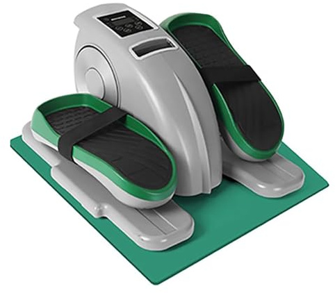 Máquina elíptica para debajo del escritorio, entrenador eléctrico con ajuste de 5 velocidades para personas mayores, equipo compacto de fitness en casa para ejercicio de bajo impacto