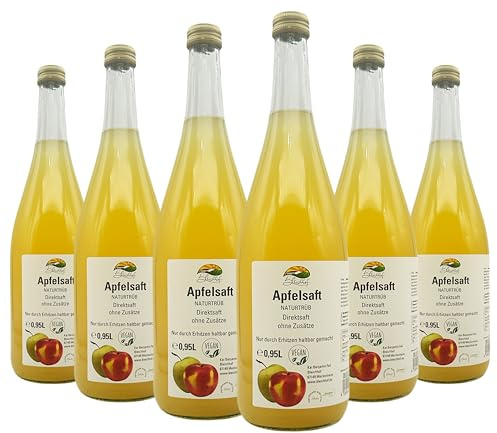 BLEICHHOF® Apfelsaft naturtrüb - Direktsaft, vegan (6x0,95l)